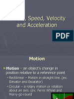 MotionSpeedVelocity and Acceleration Latest 1
