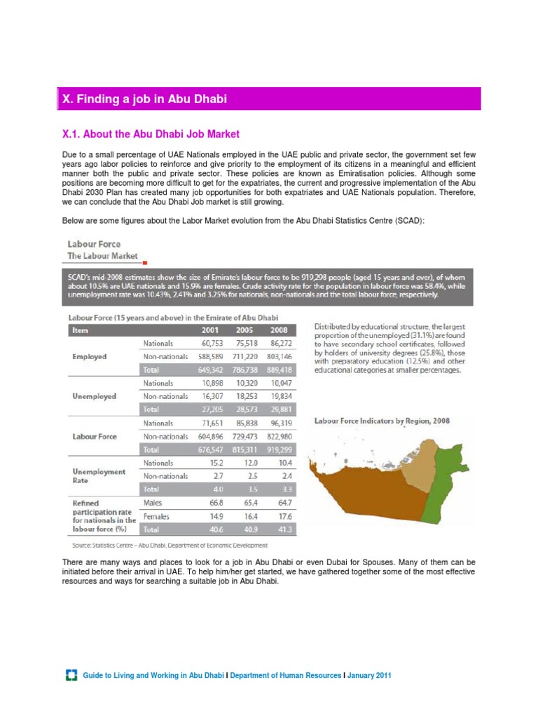 Guide To Find Job in UAE PDF United Arab Emirates Social