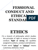 Professional Conduct and Ethical Standard PPT1
