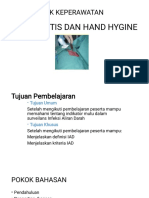 Iad, Plebitis, Hand Hygine