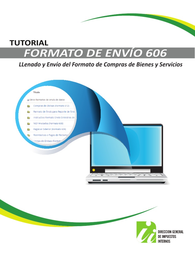 Tutorial Llenado y Envío Formato 606 PDF | PDF | Archivo de computadora ...
