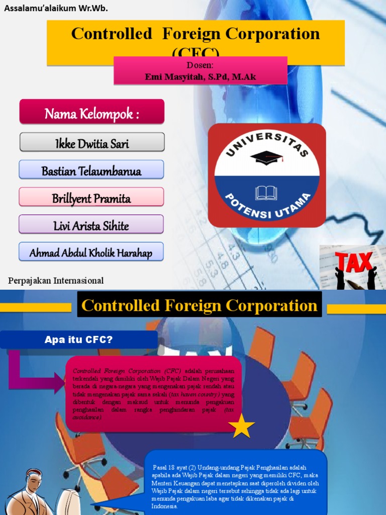 Pengertian dan Aturan CFC di Indonesia | PDF