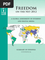 Freedom House On Internet 2012 PDF | PDF | Surveillance ...