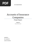 Accounts of Insurance Cos Project