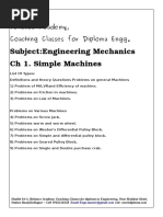 CH 1. Simple Machines Final PDF - 0 PDF