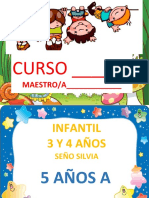 Carteles Puertas 3, 4 y 5 Años