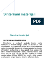 Sinterirani Materijali PDF