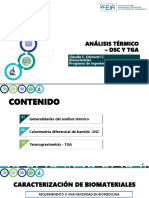 Análisis Térmico DSC Tga PDF