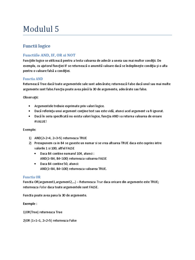 Modulul 5 | PDF
