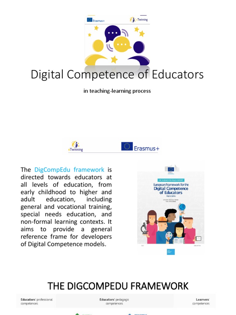 Digital Competence of Educators | PDF | Reflective Practice | Pedagogy