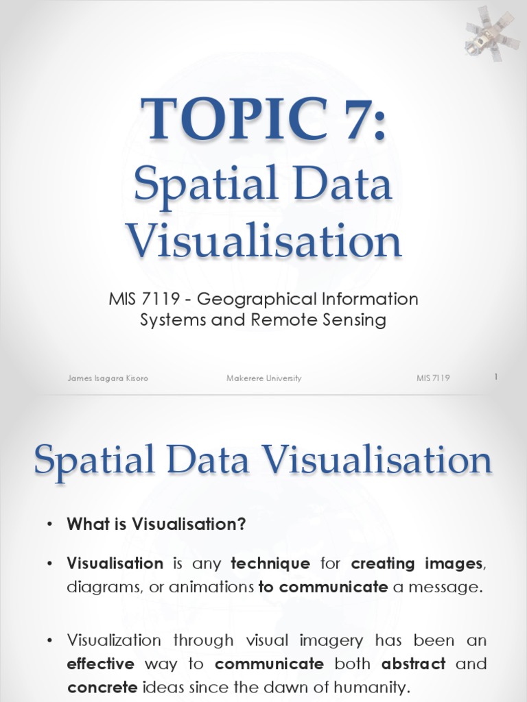 Geospatial Data Visualization Techniques | PDF | Visualization ...