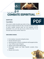 Ayuno y Combate Espiritual Día 5