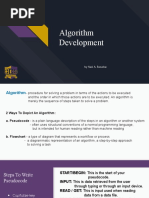 Algorithm Development