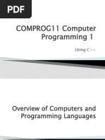 Overview of Computers and Programming Languages