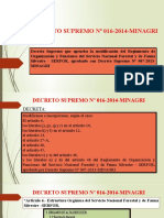 diopositivas D.S.  Nº 016-2014-MINAGRI