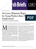 Do Lower Minimum Wages For Young Workers Raise Their Employment? Evidence From A Danish Discontinuity