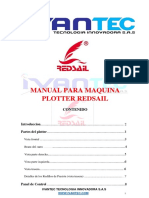 Manual Plotter de Corte Redsail