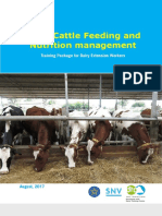 Dairy Cattle Feeding and Nutrition Management Training Manual and Guideline 0 PDF