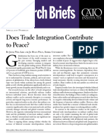 Does Trade Integration Contribute to Peace?