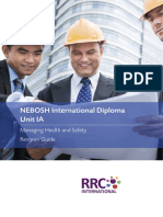NEBOSH International Diploma Unit IA: Managing Health and Safety Revision Guide