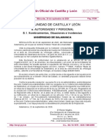 RESOLUCIÓN de 22 de Septiembre de 2020, Del Rectorado de La Universidad de Salamanca, Por La Que Se Nombra Profesor Titular de Universidad.