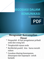 Negosiasi Dalam Komunikasi