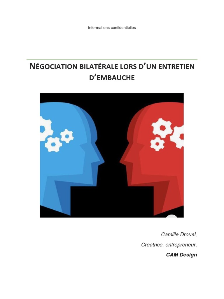 Négociation d'embauche avec Fabiessi | PDF | France | Conception