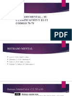 Retraso Mental - Su Clasificación y El Ci