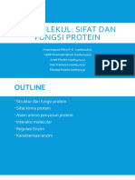 Bioselmol - Biomolekul - Sifat Dan Fungsi Protein - Kel 3