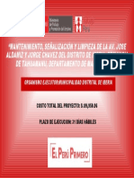 Cartel de Obra