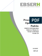 POP 1-Elaborar Minuta de Termo Contratual