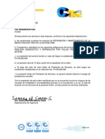 Orden de Servicios PDF