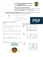 GUIA CINCO SUMA DE POLINOMIOS