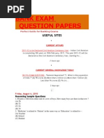 Download BANK EXAM QUESTION PAPERS by gupthamsai SN47817337 doc pdf