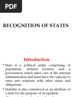 Recognition of States