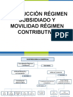 Reinducción Régimen Subsidiado y Movilidad Régimen Contributivo