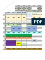 Calendario Actividades Dorita