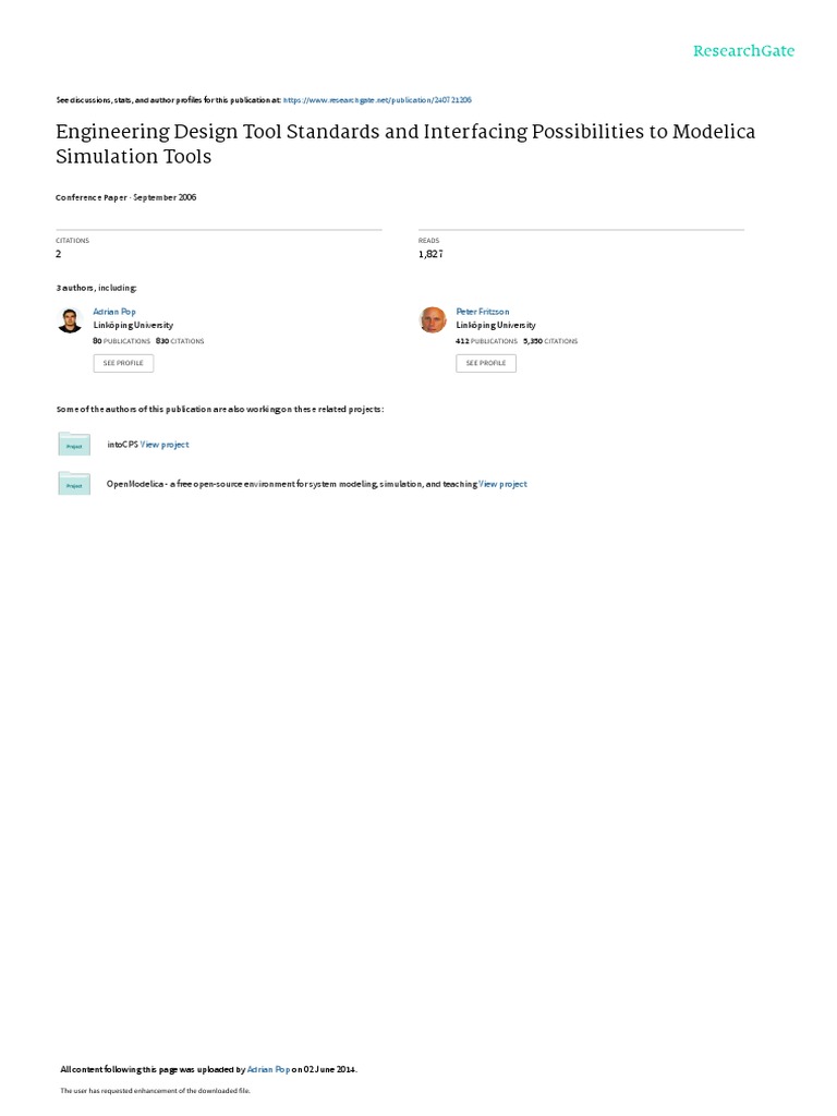 Engineering Design Tool Standards and Interfacing PDF | PDF ...