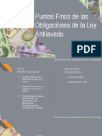 Puntos clave de la Ley Antilavado