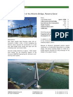 Temporary Support of The Atlantic Bridge, Panama Canal: Job Report