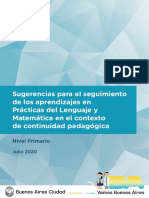 Seguimiento aprendizajes Lenguaje-Matemática