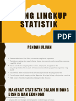 Ruang Lingkup Statistik