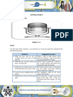 Learning Activity 3 Evidence: All in The Past: Fuente: SENA