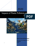 Impacts of Plastic Pollution On Marine Life: Syeda Samrah Shazmeen