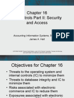 IT Controls Part II: Security and Access: Accounting Information Systems, 5