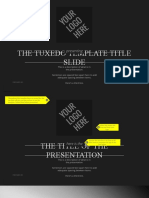 The Tuxedo Template Title Slide: Presenting
