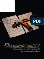 Documenta Musicae. Hitos de La Preservaci PDF