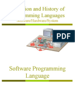 Evolution and History of Programming Languages: Software/Hardware/System