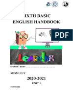 Sixth Basic English Handbook: Miss Lily