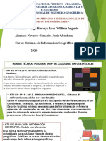 Normas técnicas peruanas e internacionales de calidad de datos espaciales